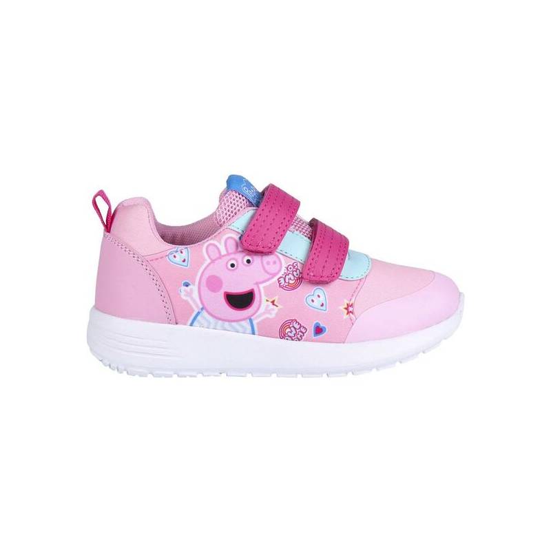 deportiva suela ligera eva poliester peppa pig pink