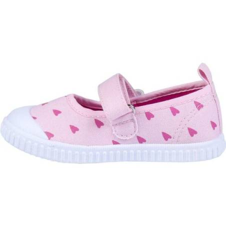 zapatilla loneta suela pvc bailarina peppa pig pink