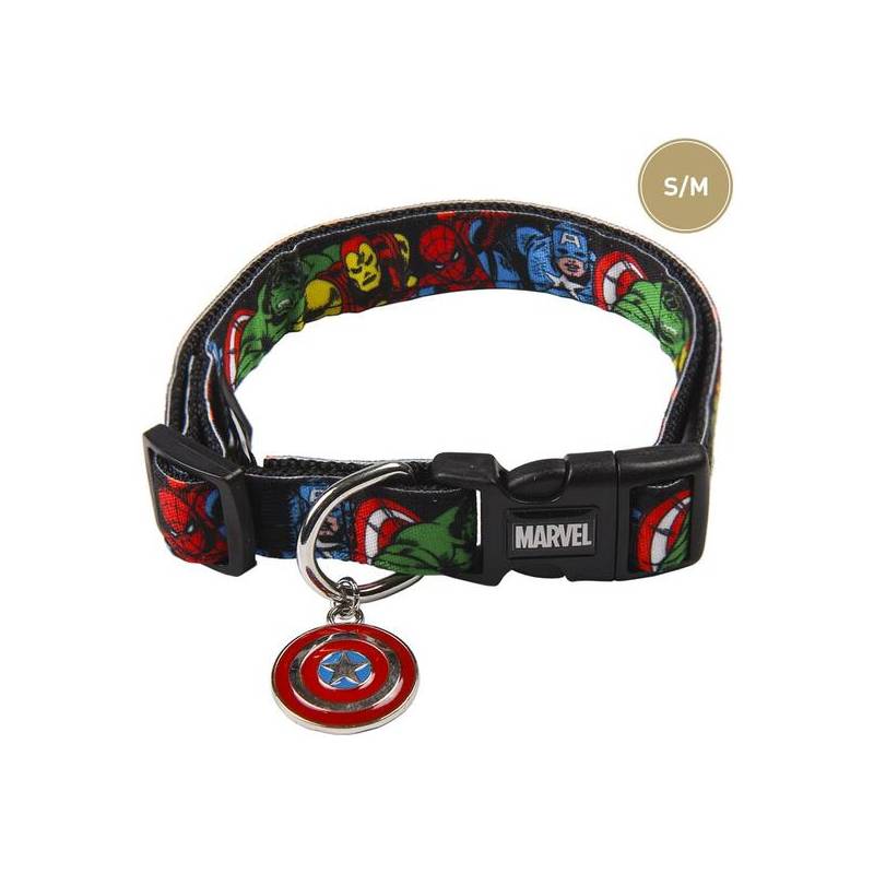 collar para perros s m marvel black