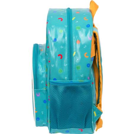 mochila infantil adaptcarro facil limp cocomelon back to class