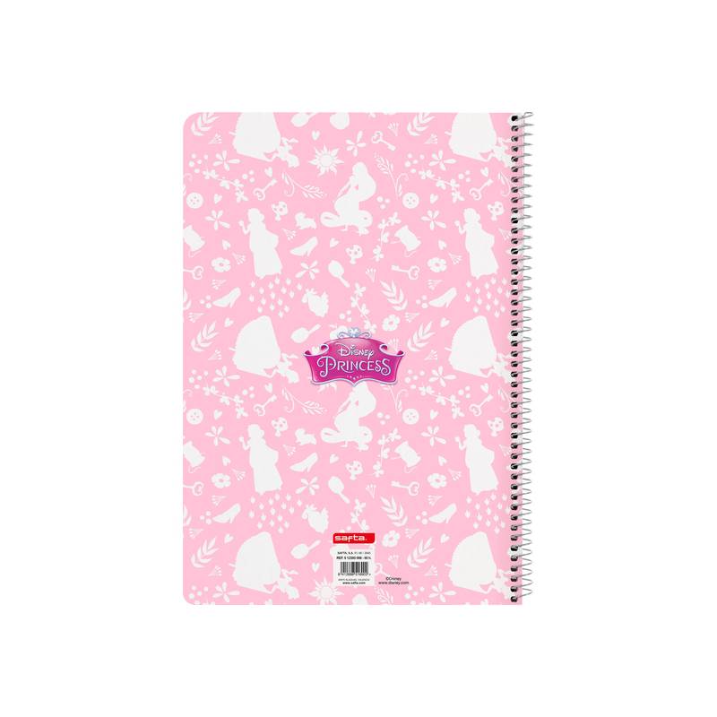 libreta folio 80 h tapas duras princesas disney magical