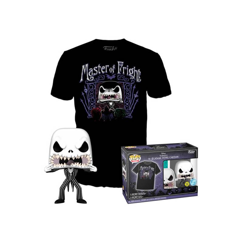 set figura pop tee disney pesadilla antes de navidad jack skellington exclusive