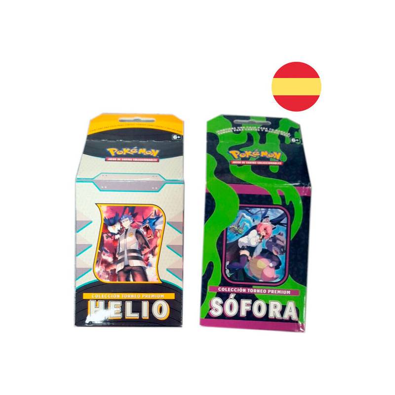 juego surtido cartas coleccionables tournament collection pokemon español