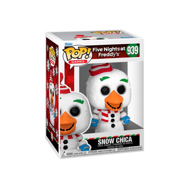 figura pop five nights at freddys holiday snow chica