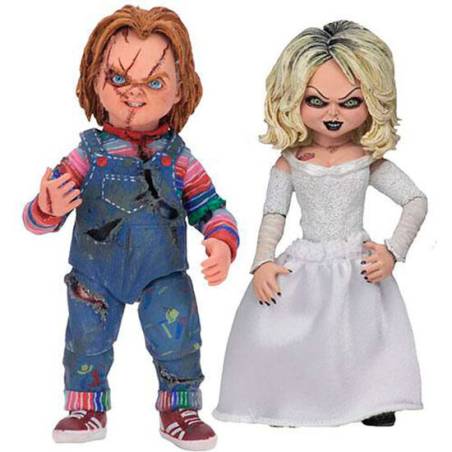 figuras chucky tiffany la novia de chucky 10cm