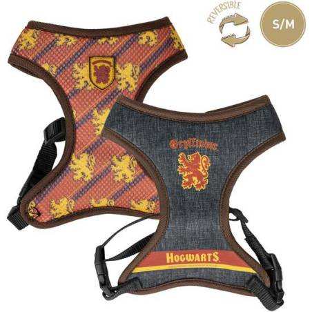 arnés premium para perros s m harry potter gryffindor