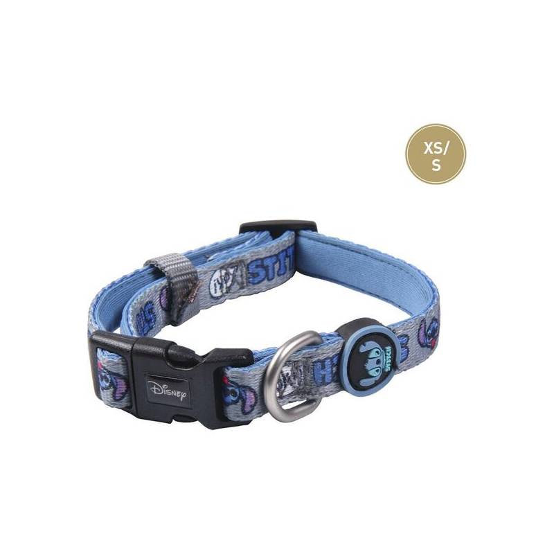 collar premium para perros xs s stitch dark blue