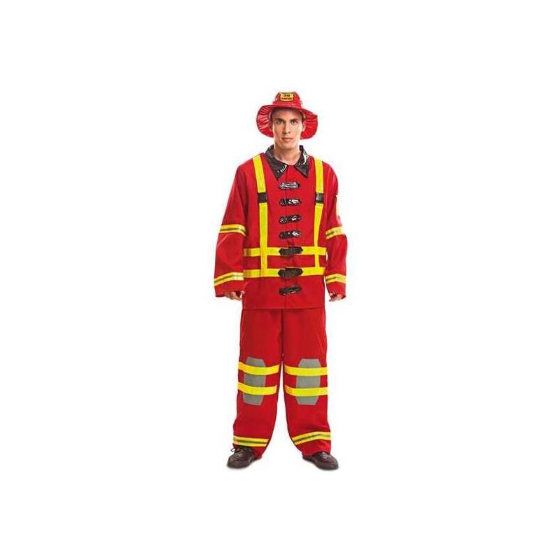 disfraz adulto bombero talla xl