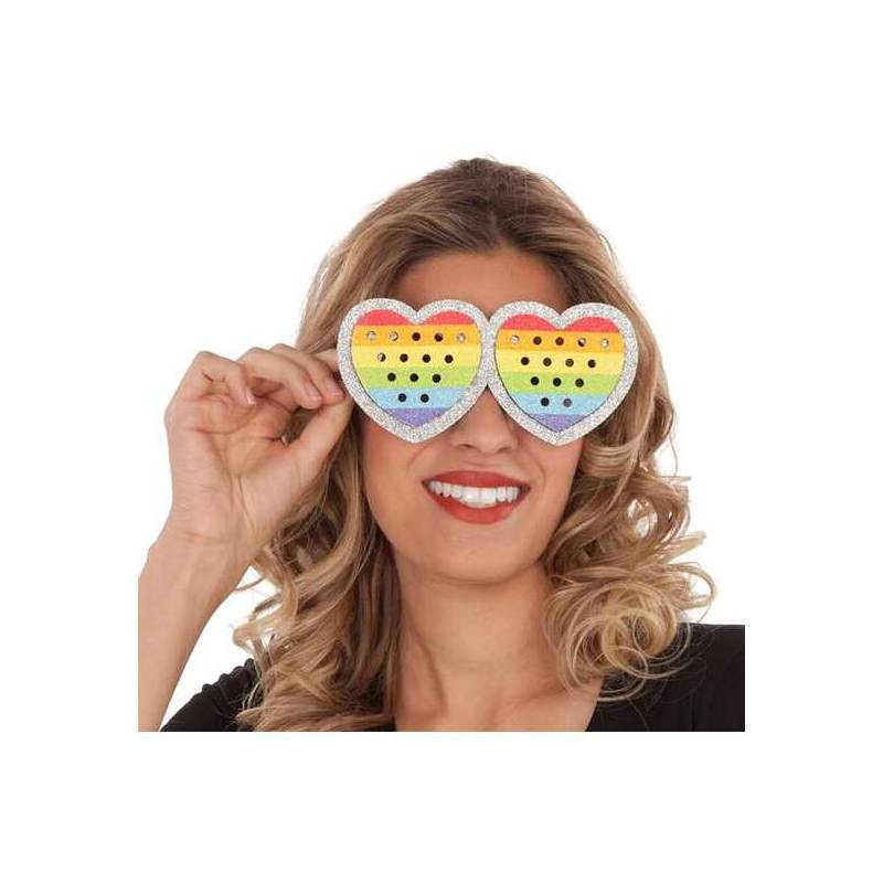 gafas gay arco iris talla única