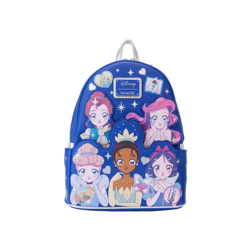 mochila manga style princesas disney loungefly 26cm