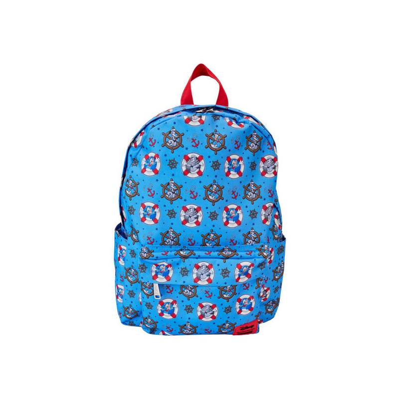 mochila nylon 90th anniversary pato donald disney loungefly 43cm