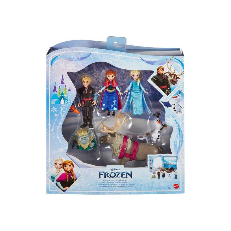 set 6 figuras frozen disney