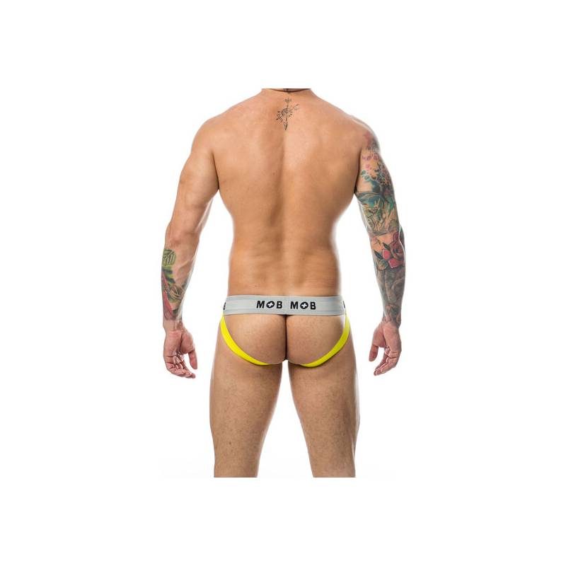 MOB STRIPE CLASSIC JOCK TANGA AMARILLO